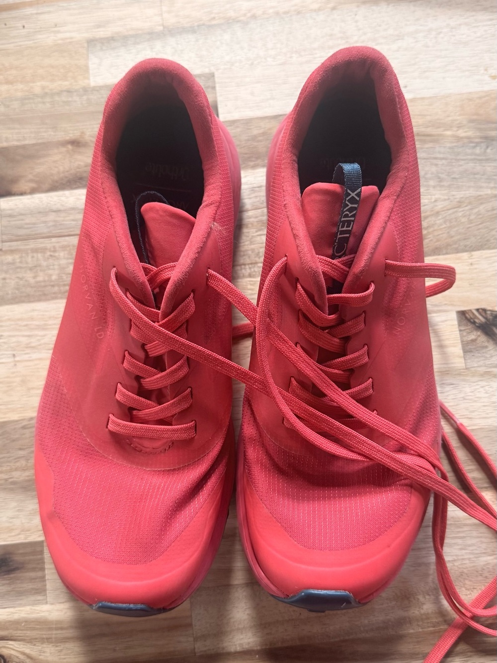 Arc'teryx Norvan Women's Red/Pink Lightweight Trail Run Sneakers